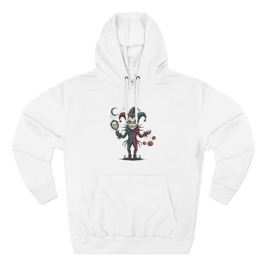 Funny Halloween Fleece Hoodie, Cozy Costume Sweatshirt, Spooky Joke Hoodie, Trick or Treat Apparel, Unique Gift for Halloween