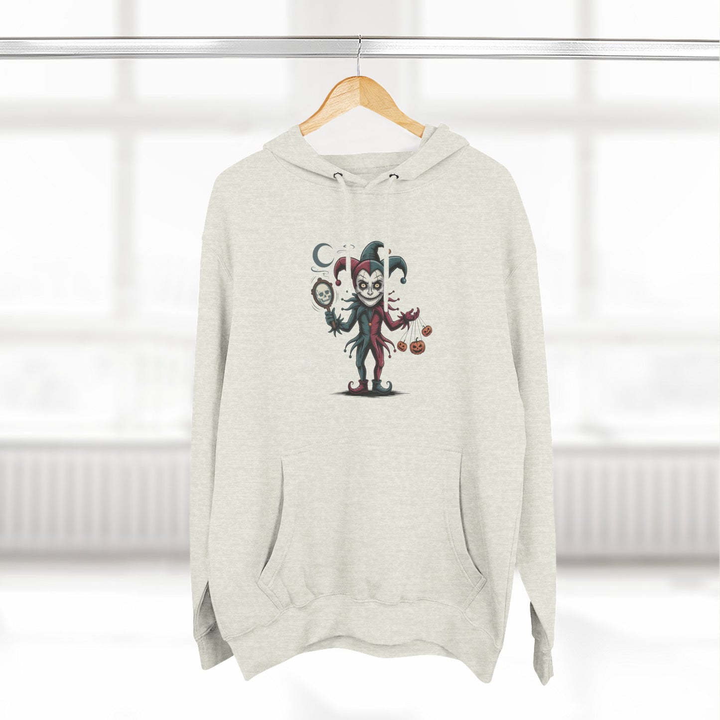 Funny Halloween Fleece Hoodie, Cozy Costume Sweatshirt, Spooky Joke Hoodie, Trick or Treat Apparel, Unique Gift for Halloween