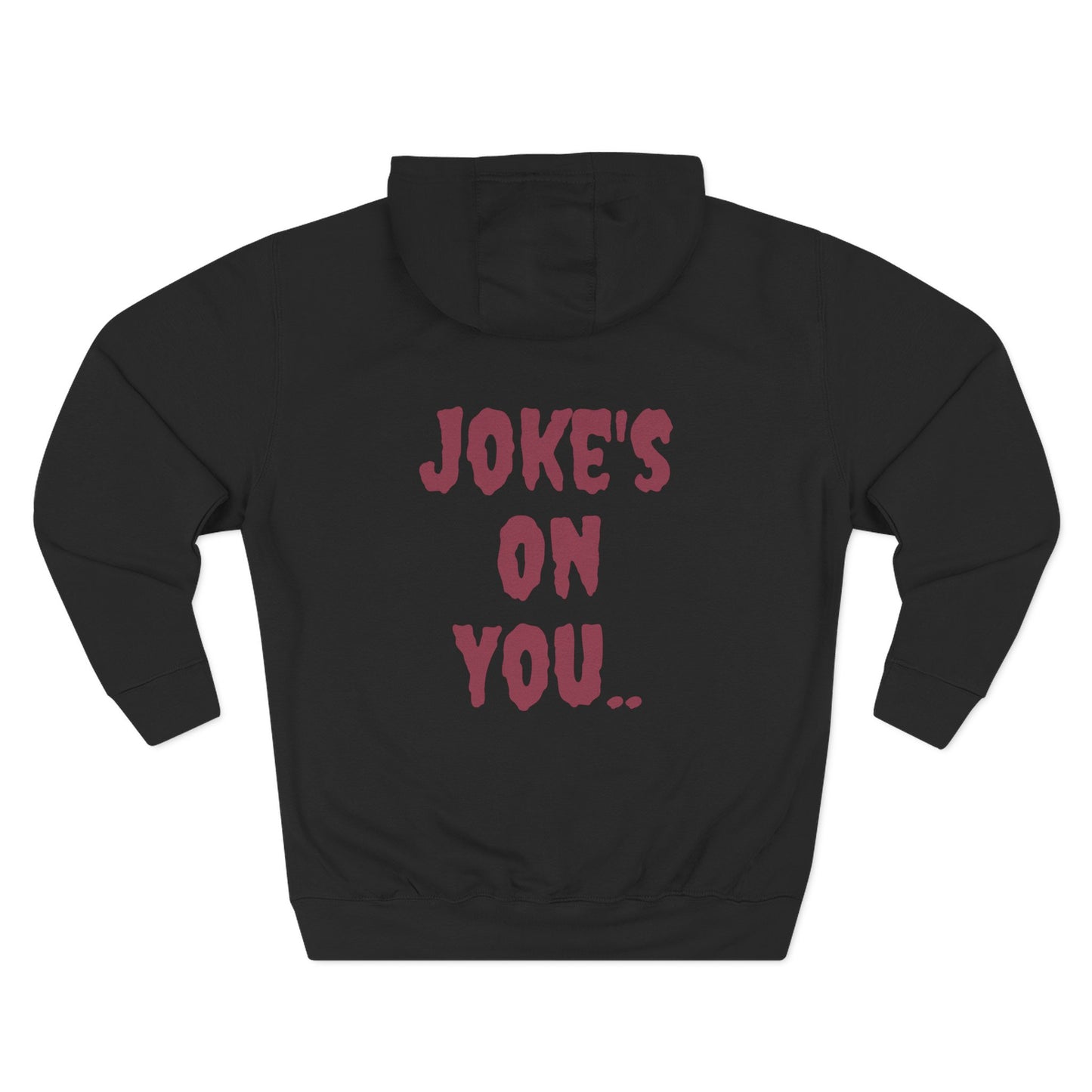 Funny Halloween Fleece Hoodie, Cozy Costume Sweatshirt, Spooky Joke Hoodie, Trick or Treat Apparel, Unique Gift for Halloween