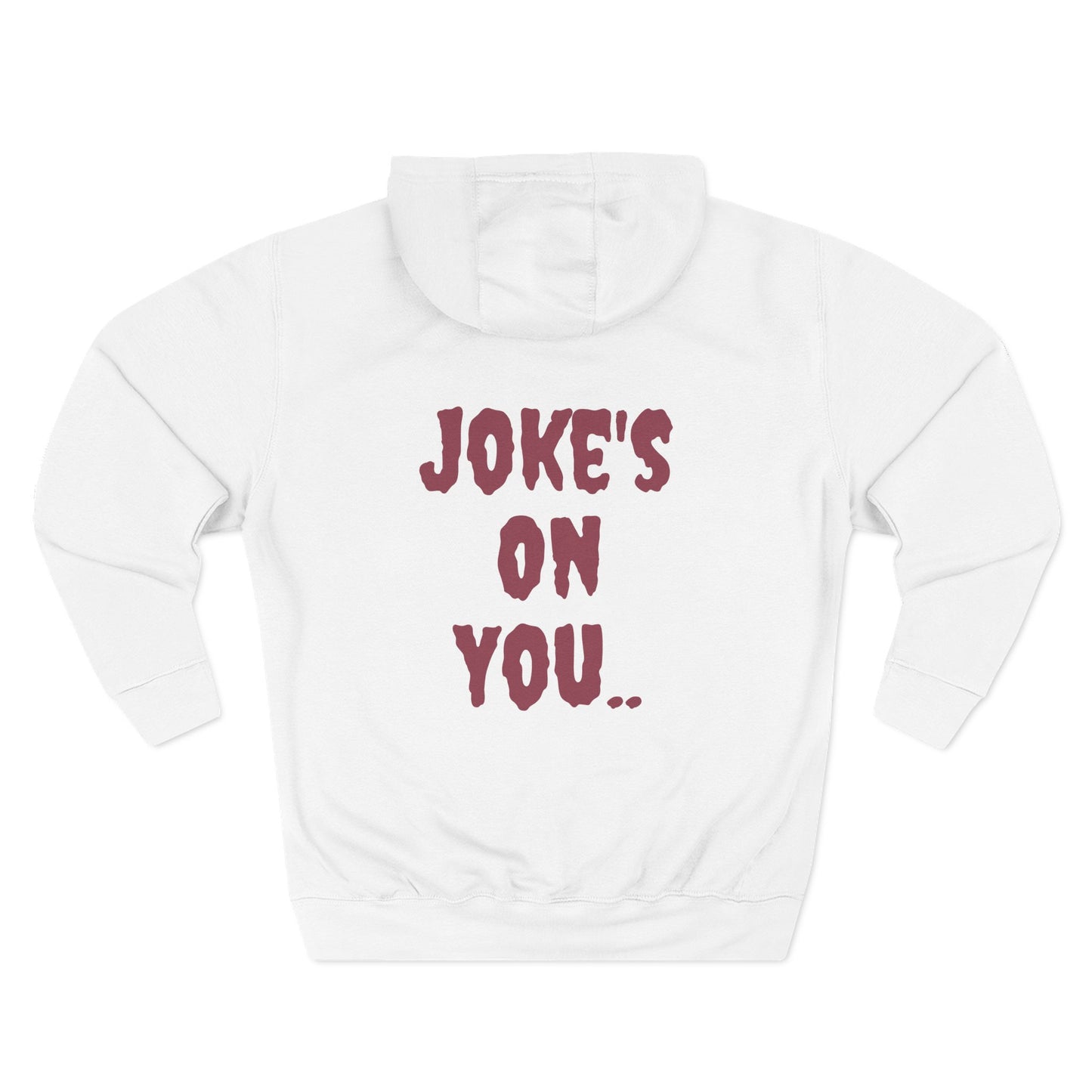 Funny Halloween Fleece Hoodie, Cozy Costume Sweatshirt, Spooky Joke Hoodie, Trick or Treat Apparel, Unique Gift for Halloween