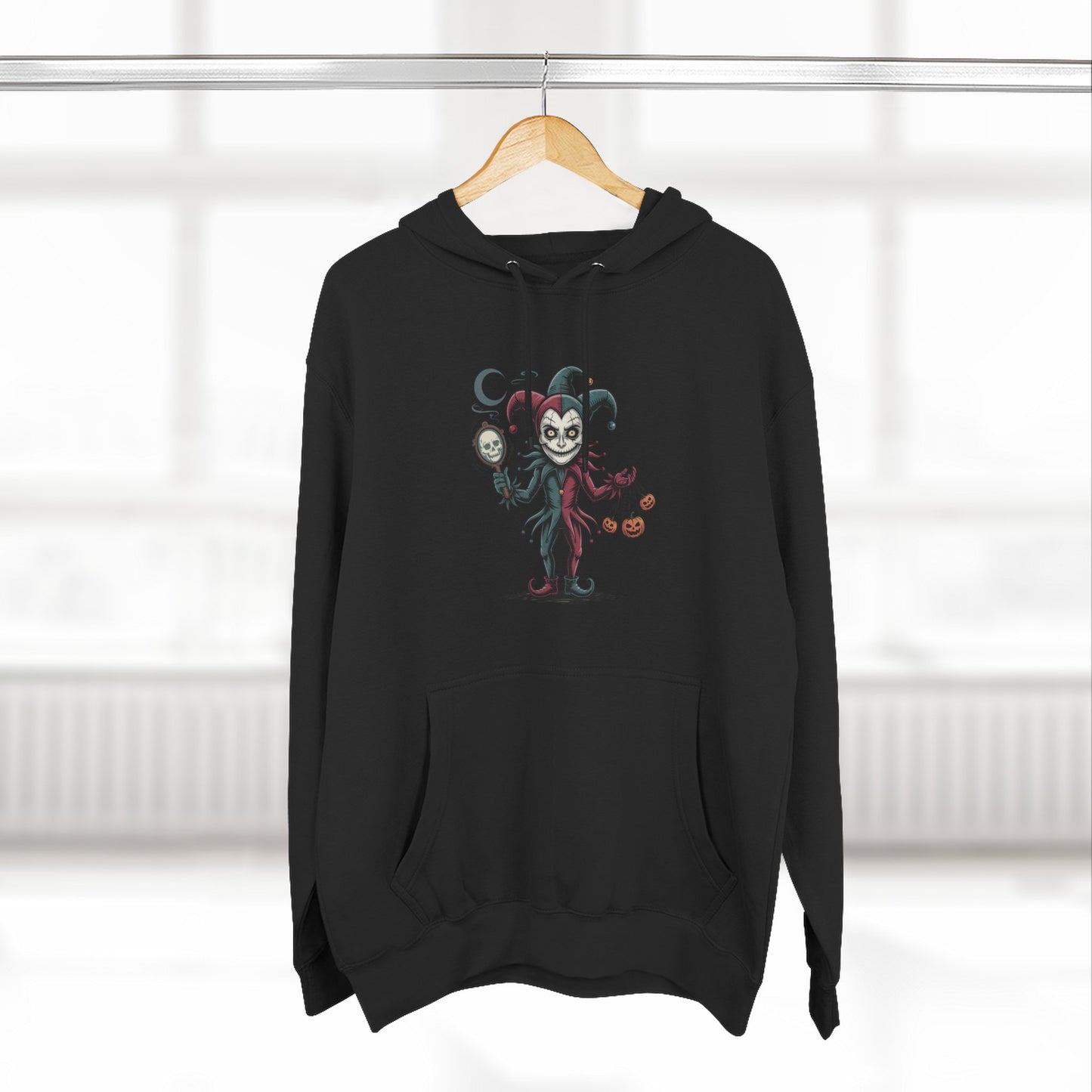 Funny Halloween Fleece Hoodie, Cozy Costume Sweatshirt, Spooky Joke Hoodie, Trick or Treat Apparel, Unique Gift for Halloween
